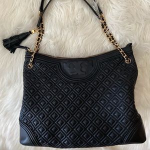 Tory Burch quilted shoulder bag w/chain